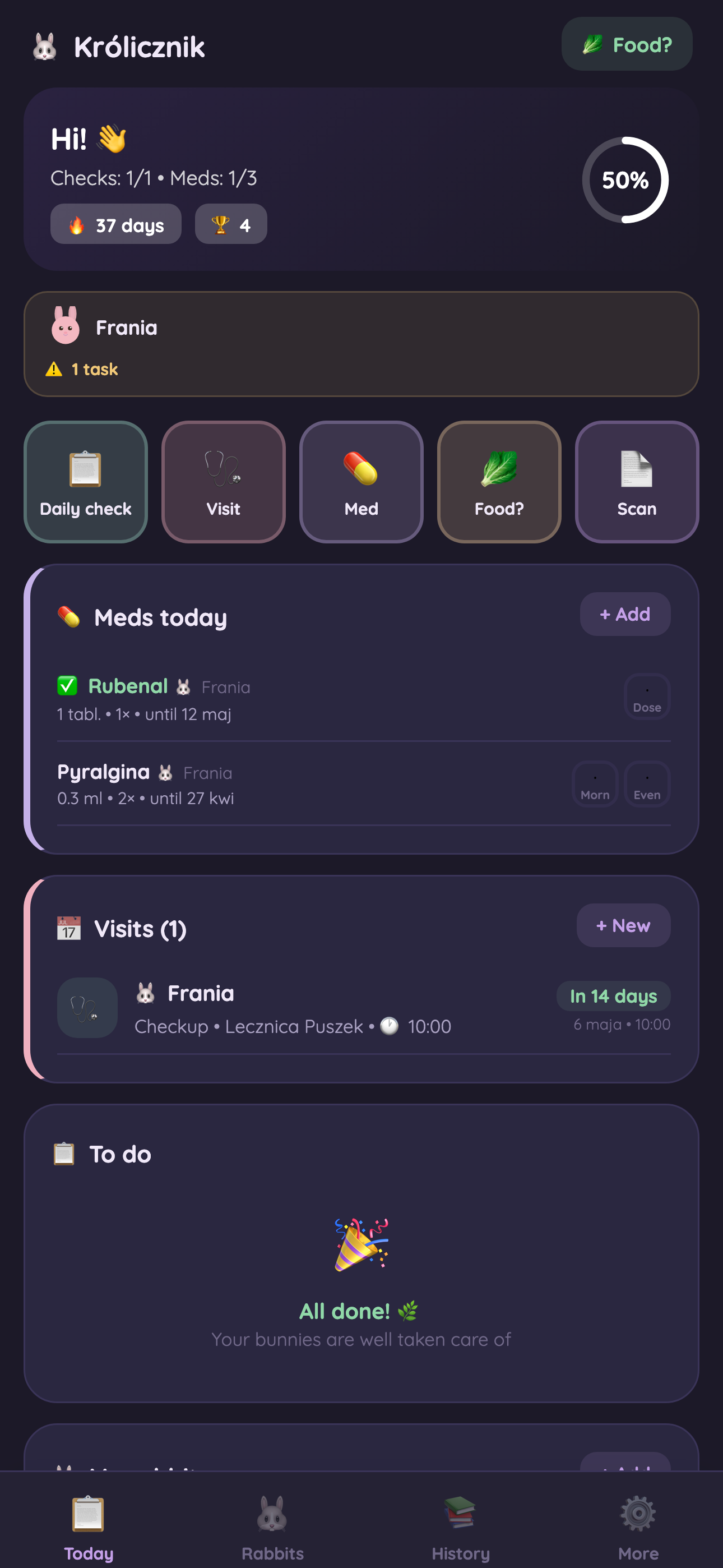 Dark mode - Today