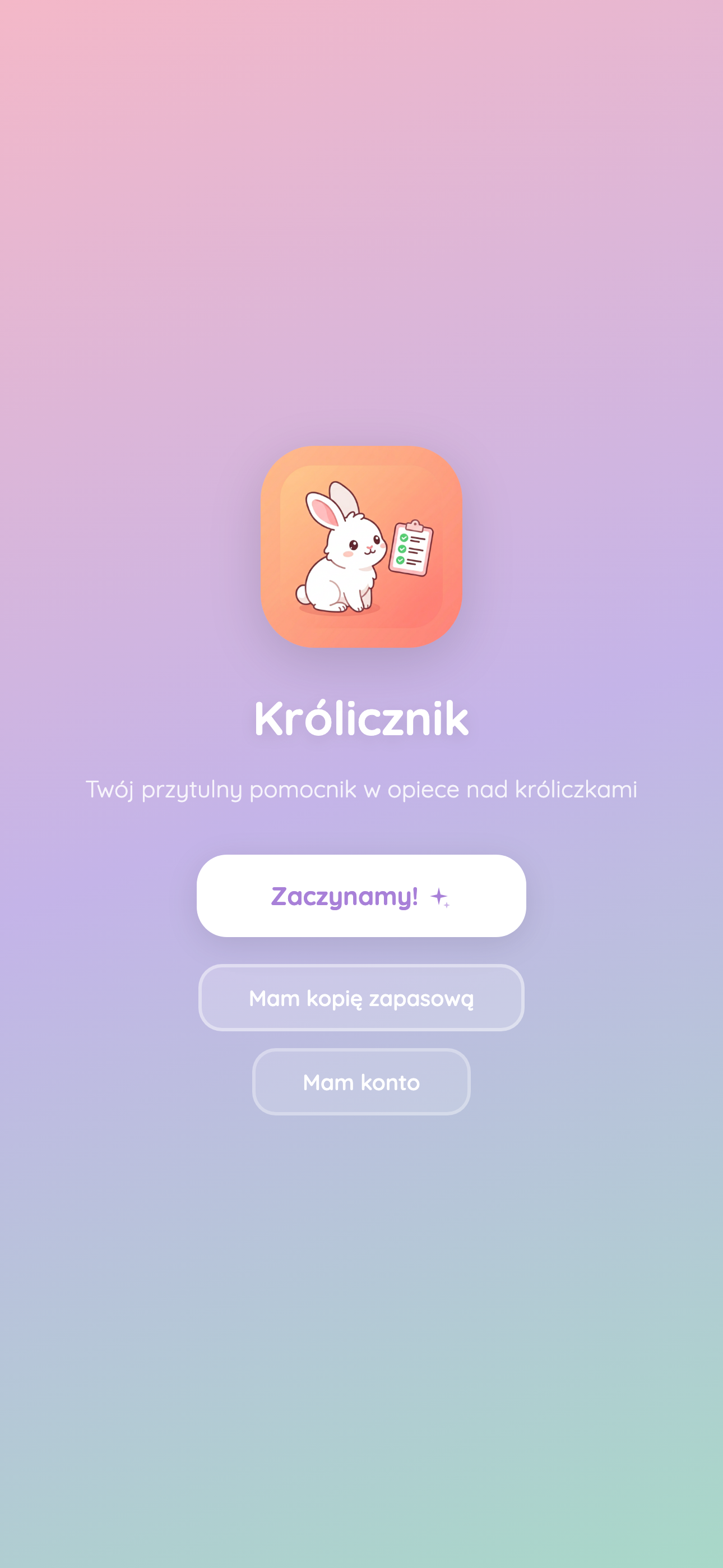 Ekran powitalny