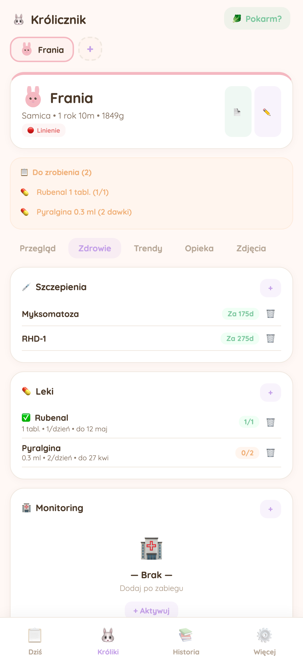 Sekcja zdrowia